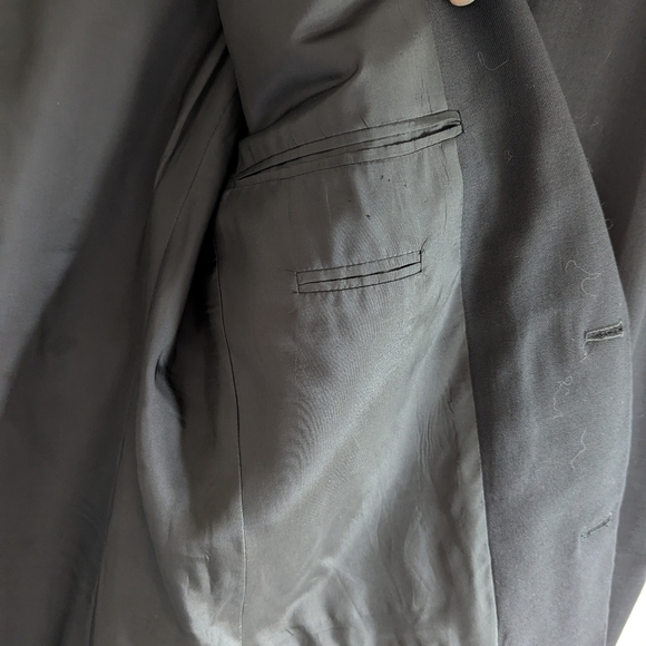 Giorgio Armani Black Suit | Classic Designer Two-Piece | Timeless Tailoring - Picture 9 of 16